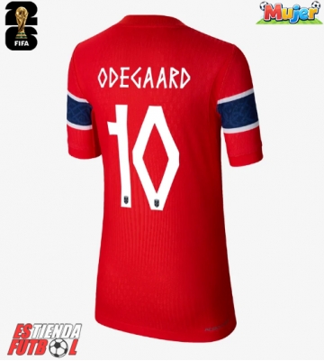 Noruega Martin Odegaard #10 Primera Equipación Mujer Mundial 2026 Manga Corta